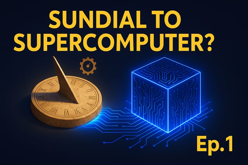 Episode 1 — from a sundial to a supercomputer